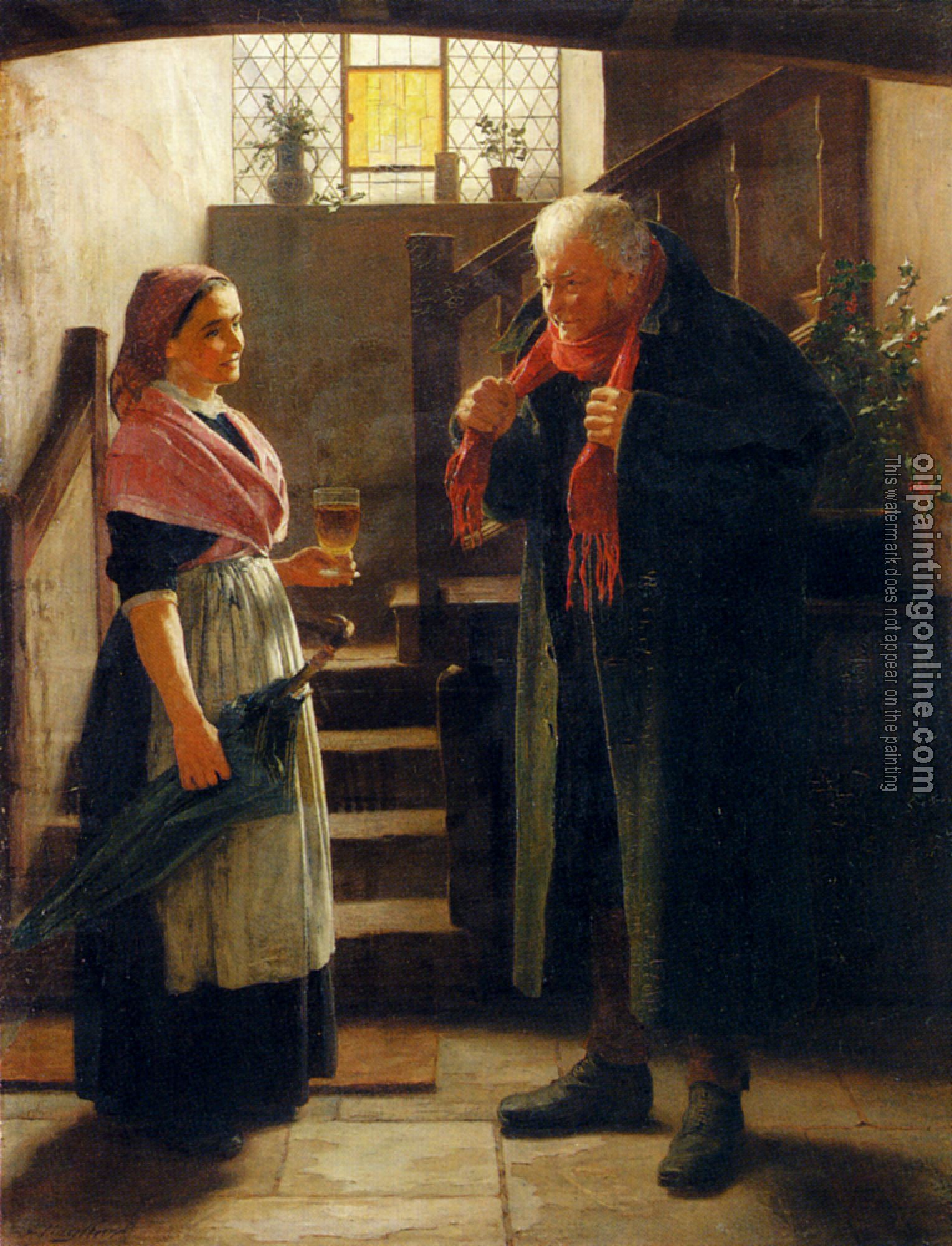 James Hayllar - Keeping Out Of The Cold